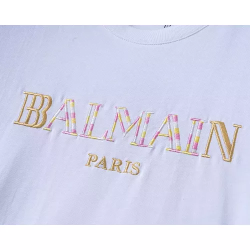 Cheap Balmain T-Shirts Short Sleeved For Men #1277643 Replica Wholesale [$25.00 USD] [ITEM#1277643] on Replica Balmain T-Shirts