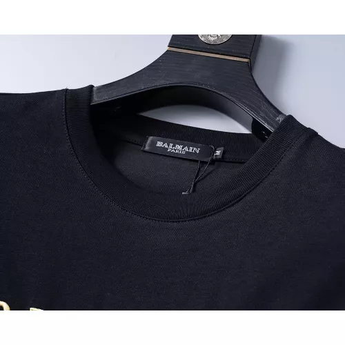 Cheap Balmain T-Shirts Short Sleeved For Men #1277644 Replica Wholesale [$25.00 USD] [ITEM#1277644] on Replica Balmain T-Shirts