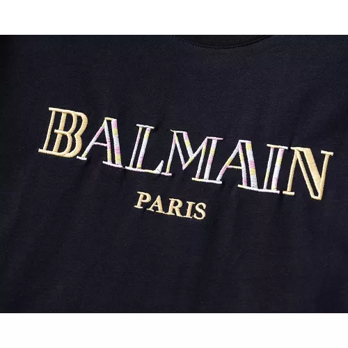 Cheap Balmain T-Shirts Short Sleeved For Men #1277644 Replica Wholesale [$25.00 USD] [ITEM#1277644] on Replica Balmain T-Shirts