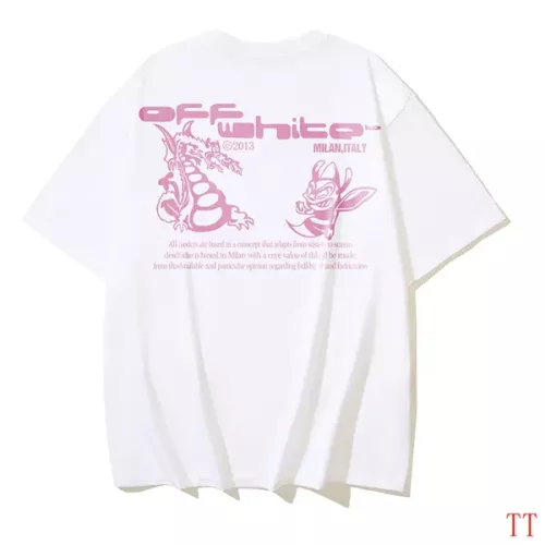 Off-White T-Shirts Short Sleeved For Unisex #1278400