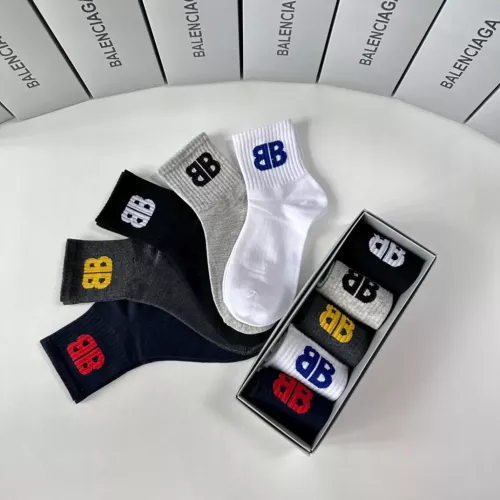 Cheap Balenciaga Socks #1278924 Replica Wholesale [$27.00 USD] [ITEM#1278924] on Replica Balenciaga Socks