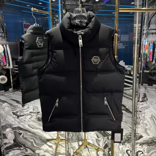 Cheap Philipp Plein PP Down Feather Coat Sleeveless For Men #1279298 Replica Wholesale [$235.00 USD] [ITEM#1279298] on Replica Philipp Plein PP Down Feather Coat