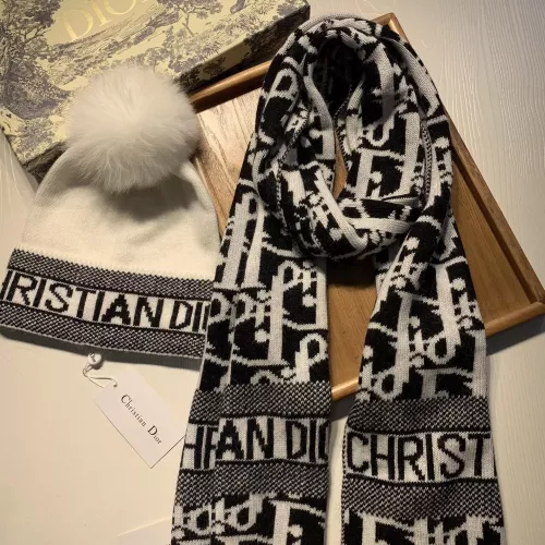 Cheap Christian Dior Hat and Scarf Set #1279803 Replica Wholesale [$60.00 USD] [ITEM#1279803] on Replica Christian Dior Hat and Scarf and Glove Set