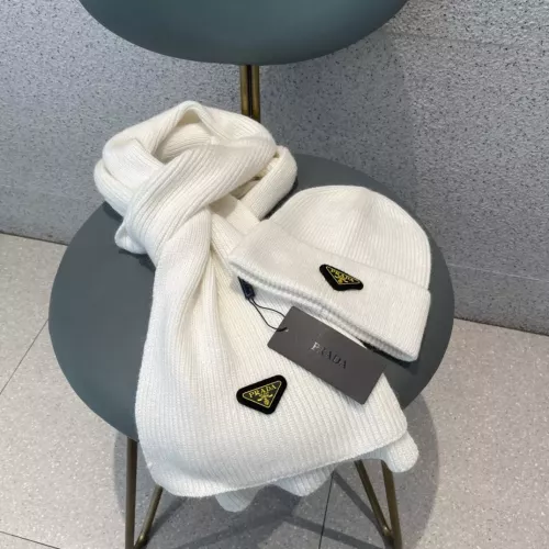 Cheap Prada Hat and Scarf Set #1279937 Replica Wholesale [$52.00 USD] [ITEM#1279937] on Replica Prada Hat and Scarf and Glove Set