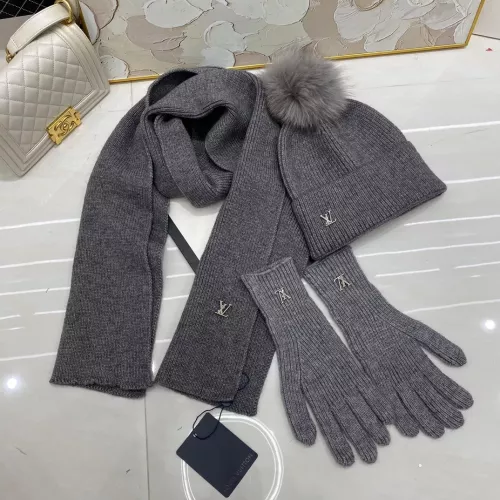 Cheap Louis Vuitton LV Hat and Scarf and Glove Set #1279968 Replica Wholesale [$48.00 USD] [ITEM#1279968] on Replica Louis Vuitton LV Hat and Scarf and Glove Set