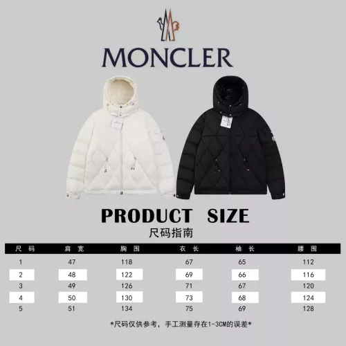 Cheap Moncler Down Feather Coat Long Sleeved For Unisex #1280178 Replica Wholesale [$190.00 USD] [ITEM#1280178] on Replica Moncler Down Feather Coat