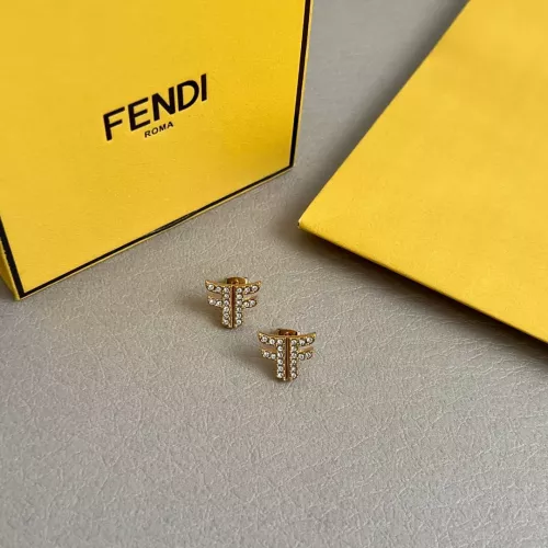 Cheap Fendi Earrings For Women #1280803 Replica Wholesale [$38.00 USD] [ITEM#1280803] on Replica Fendi Earrings