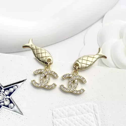 Cheap Chanel Earrings For Women #1280933 Replica Wholesale [$27.00 USD] [ITEM#1280933] on Replica Chanel Earrings