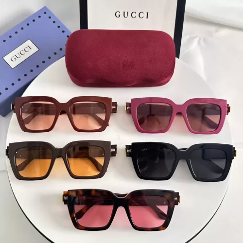 Cheap Gucci AAA Quality Sunglasses #1283199 Replica Wholesale [$45.00 USD] [ITEM#1283199] on Replica Gucci AAA Quality Sunglasses