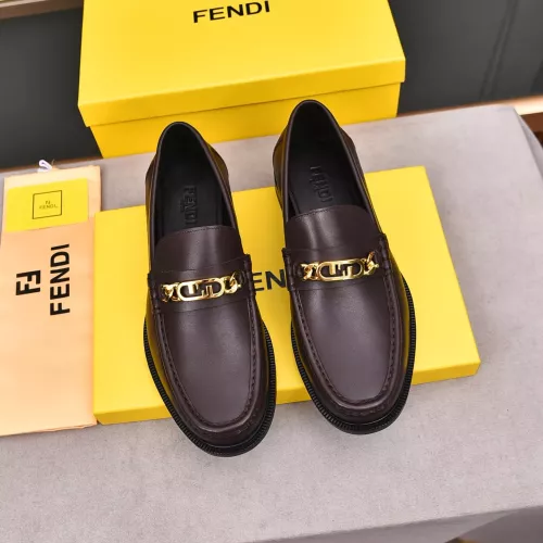 Cheap Fendi Leather Shoes For Men #1284239 Replica Wholesale [$92.00 USD] [ITEM#1284239] on Replica Fendi Leather Shoes