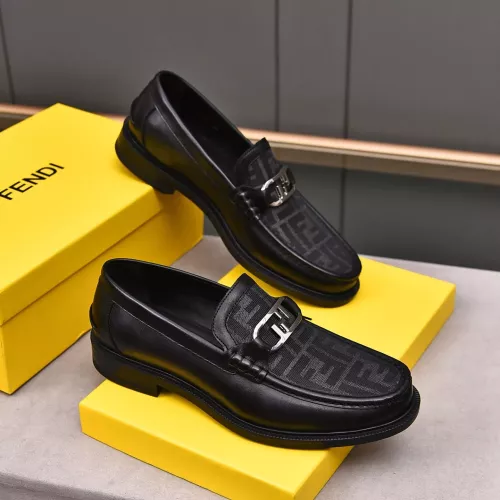 Cheap Fendi Leather Shoes For Men #1284240 Replica Wholesale [$92.00 USD] [ITEM#1284240] on Replica Fendi Leather Shoes