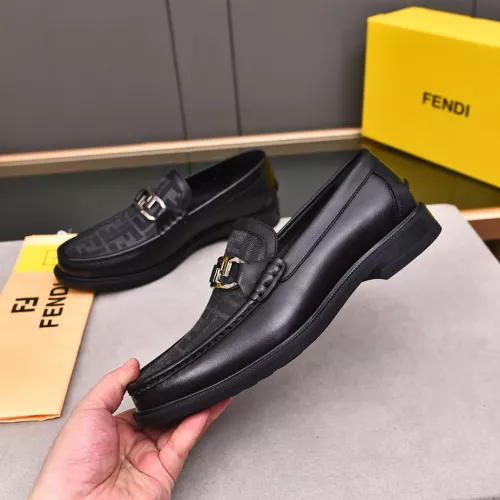 Cheap Fendi Leather Shoes For Men #1284240 Replica Wholesale [$92.00 USD] [ITEM#1284240] on Replica Fendi Leather Shoes