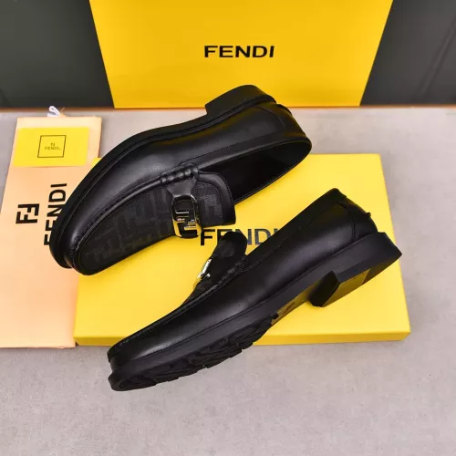 Cheap Fendi Leather Shoes For Men #1284240 Replica Wholesale [$92.00 USD] [ITEM#1284240] on Replica Fendi Leather Shoes