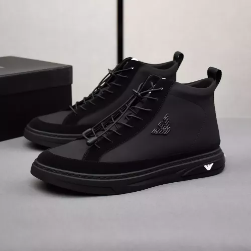 Armani High Tops Shoes For Men #1284314