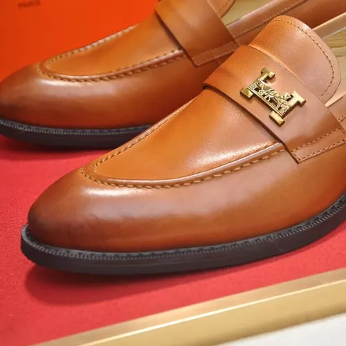 Cheap Hermes Leather Shoes For Men #1284343 Replica Wholesale [$88.00 USD] [ITEM#1284343] on Replica Hermes Leather Shoes