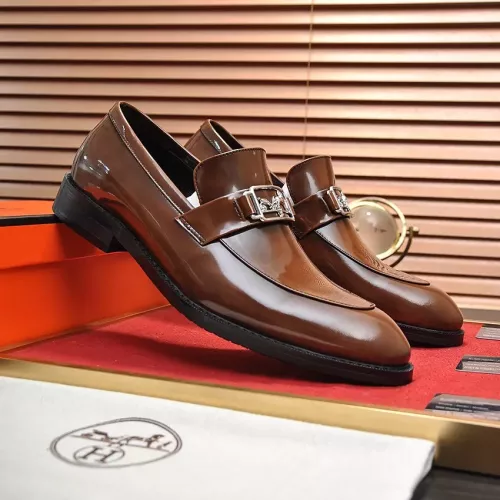 Cheap Hermes Leather Shoes For Men #1284347 Replica Wholesale [$88.00 USD] [ITEM#1284347] on Replica Hermes Leather Shoes