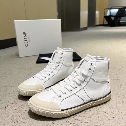 Cheap Celine High Top Shoes For Men #1284605 Replica Wholesale [$98.00 USD] [ITEM#1284605] on Replica Celine High Top Shoes