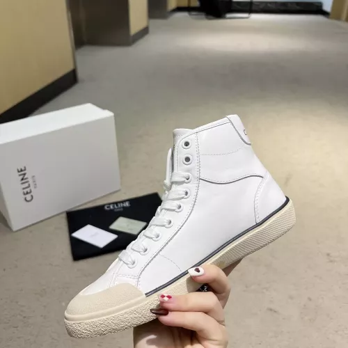 Cheap Celine High Top Shoes For Men #1284605 Replica Wholesale [$98.00 USD] [ITEM#1284605] on Replica Celine High Top Shoes