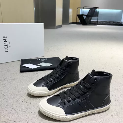 Cheap Celine High Top Shoes For Women #1284608 Replica Wholesale [$98.00 USD] [ITEM#1284608] on Replica Celine High Top Shoes