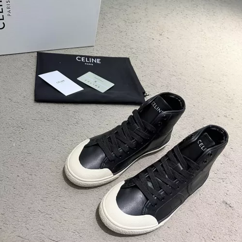 Cheap Celine High Top Shoes For Women #1284608 Replica Wholesale [$98.00 USD] [ITEM#1284608] on Replica Celine High Top Shoes