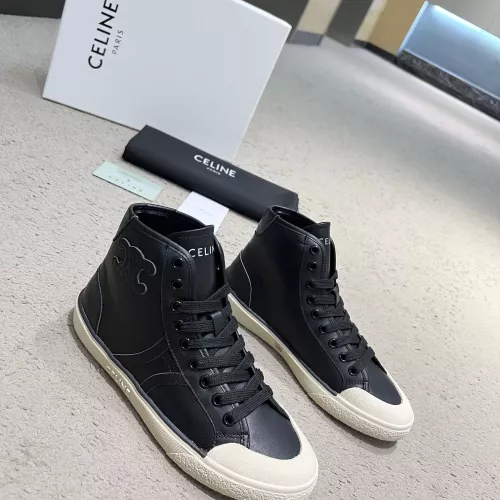 Cheap Celine High Top Shoes For Men #1284611 Replica Wholesale [$98.00 USD] [ITEM#1284611] on Replica Celine High Top Shoes