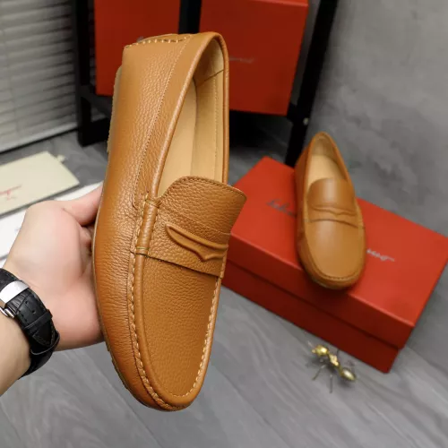 Cheap Salvatore Ferragamo Leather Shoes For Men #1284739 Replica Wholesale [$68.00 USD] [ITEM#1284739] on Replica Salvatore Ferragamo Leather Shoes