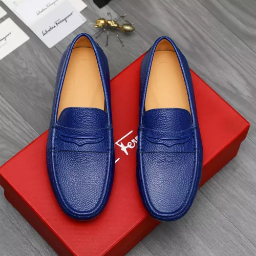 Cheap Salvatore Ferragamo Leather Shoes For Men #1284741 Replica Wholesale [$68.00 USD] [ITEM#1284741] on Replica Salvatore Ferragamo Leather Shoes