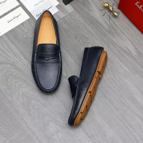 Cheap Salvatore Ferragamo Leather Shoes For Men #1284743 Replica Wholesale [$68.00 USD] [ITEM#1284743] on Replica Salvatore Ferragamo Leather Shoes