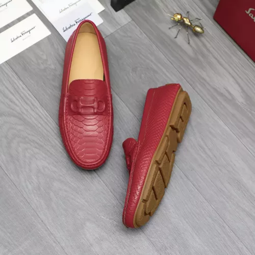 Cheap Salvatore Ferragamo Leather Shoes For Men #1284751 Replica Wholesale [$68.00 USD] [ITEM#1284751] on Replica Salvatore Ferragamo Leather Shoes