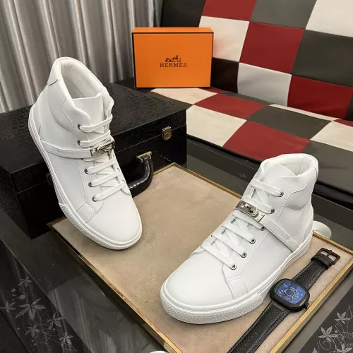 Cheap Hermes High Tops Shoes For Men #1285107 Replica Wholesale [$80.00 USD] [ITEM#1285107] on Replica Hermes High Tops Shoes