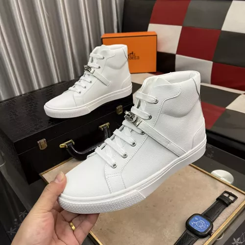 Cheap Hermes High Tops Shoes For Men #1285107 Replica Wholesale [$80.00 USD] [ITEM#1285107] on Replica Hermes High Tops Shoes