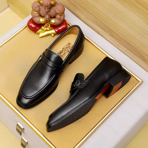 Cheap Salvatore Ferragamo Leather Shoes For Men #1285174 Replica Wholesale [$85.00 USD] [ITEM#1285174] on Replica Salvatore Ferragamo Leather Shoes