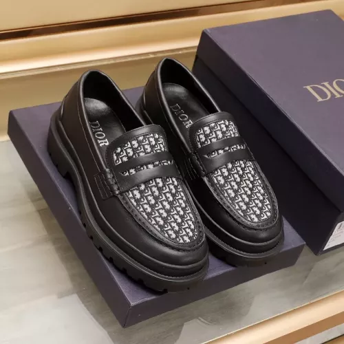 Cheap Christian Dior Leather Shoes For Men #1285198 Replica Wholesale [$98.00 USD] [ITEM#1285198] on Replica Christian Dior Leather Shoes