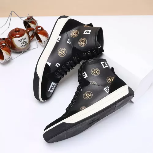 Cheap Fendi High Tops Casual Shoes For Men #1285254 Replica Wholesale [$80.00 USD] [ITEM#1285254] on Replica Fendi High Tops Casual Shoes