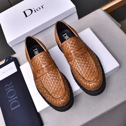 Cheap Christian Dior Leather Shoes For Men #1285332 Replica Wholesale [$112.00 USD] [ITEM#1285332] on Replica Christian Dior Leather Shoes