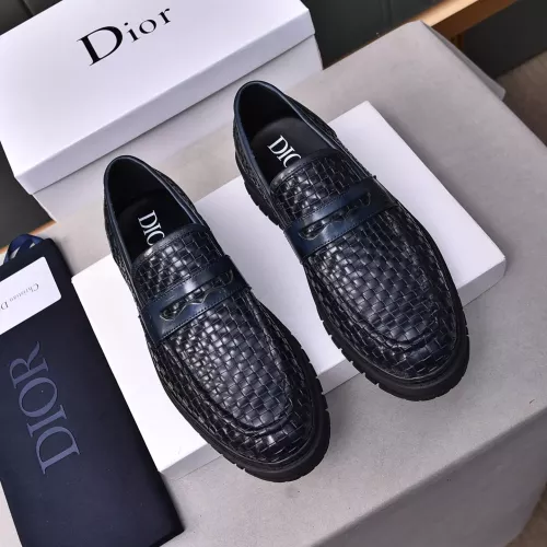 Cheap Christian Dior Leather Shoes For Men #1285333 Replica Wholesale [$112.00 USD] [ITEM#1285333] on Replica Christian Dior Leather Shoes