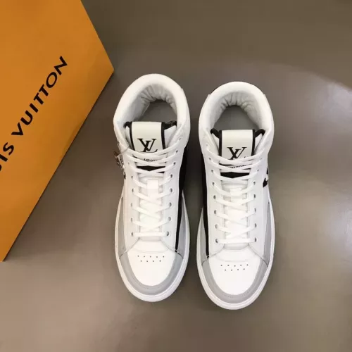 Cheap Louis Vuitton High Tops Shoes For Men #1285354 Replica Wholesale [$76.00 USD] [ITEM#1285354] on Replica Louis Vuitton High Tops Shoes