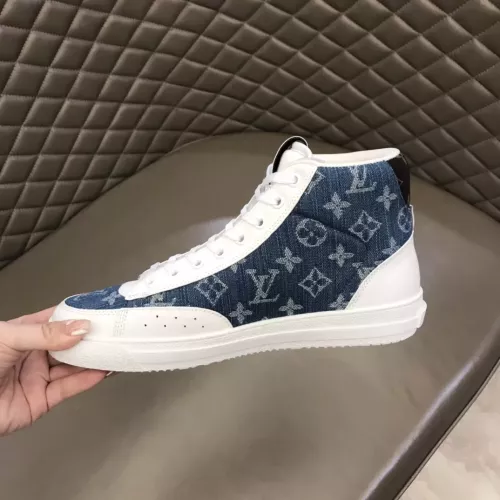 Cheap Louis Vuitton High Tops Shoes For Men #1285355 Replica Wholesale [$76.00 USD] [ITEM#1285355] on Replica Louis Vuitton High Tops Shoes