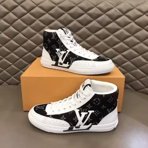 Cheap Louis Vuitton High Tops Shoes For Men #1285356 Replica Wholesale [$76.00 USD] [ITEM#1285356] on Replica Louis Vuitton High Tops Shoes