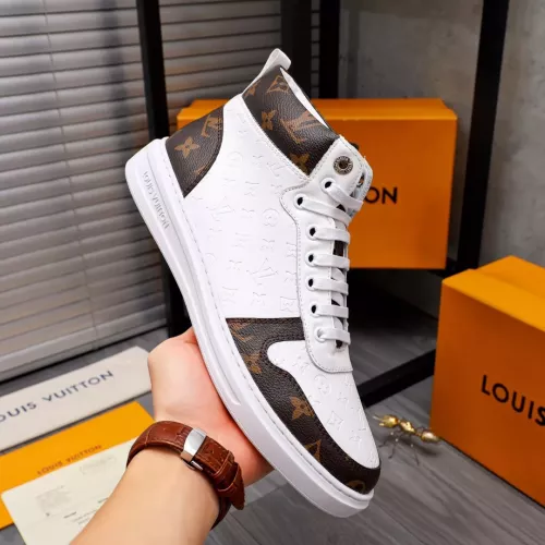 Cheap Louis Vuitton High Tops Shoes For Men #1285436 Replica Wholesale [$72.00 USD] [ITEM#1285436] on Replica Louis Vuitton High Tops Shoes