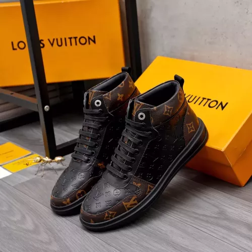 Cheap Louis Vuitton High Tops Shoes For Men #1285437 Replica Wholesale [$72.00 USD] [ITEM#1285437] on Replica Louis Vuitton High Tops Shoes