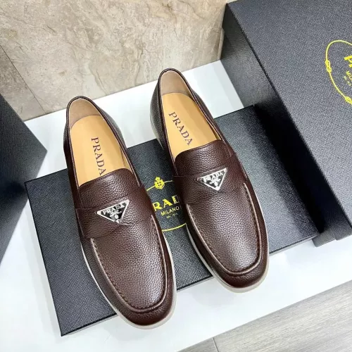 Cheap Prada Leather Shoes For Men #1285516 Replica Wholesale [$102.00 USD] [ITEM#1285516] on Replica Prada Leather Shoes