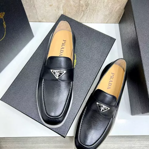 Cheap Prada Leather Shoes For Men #1285517 Replica Wholesale [$102.00 USD] [ITEM#1285517] on Replica Prada Leather Shoes