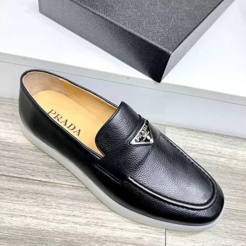 Cheap Prada Leather Shoes For Men #1285517 Replica Wholesale [$102.00 USD] [ITEM#1285517] on Replica Prada Leather Shoes