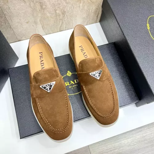 Cheap Prada Leather Shoes For Men #1285520 Replica Wholesale [$102.00 USD] [ITEM#1285520] on Replica Prada Leather Shoes