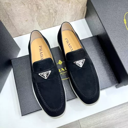 Cheap Prada Leather Shoes For Men #1285523 Replica Wholesale [$102.00 USD] [ITEM#1285523] on Replica Prada Leather Shoes