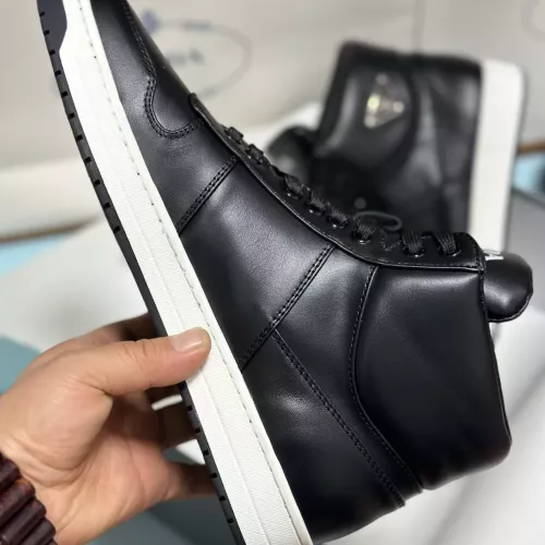 Cheap Prada High Top Shoes For Men #1285533 Replica Wholesale [$98.00 USD] [ITEM#1285533] on Replica Prada High Top Shoes