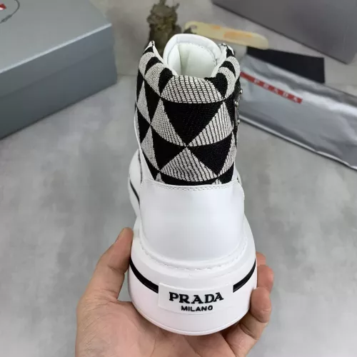 Cheap Prada High Top Shoes For Men #1285537 Replica Wholesale [$108.00 USD] [ITEM#1285537] on Replica Prada High Top Shoes