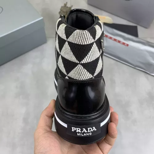 Cheap Prada High Top Shoes For Men #1285538 Replica Wholesale [$108.00 USD] [ITEM#1285538] on Replica Prada High Top Shoes