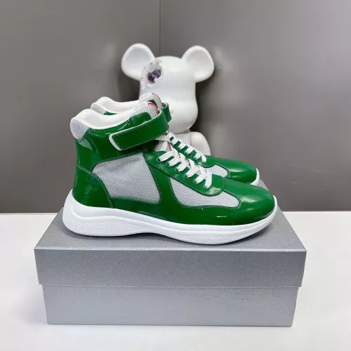 Cheap Prada High Top Shoes For Women #1285554 Replica Wholesale [$122.00 USD] [ITEM#1285554] on Replica Prada High Top Shoes